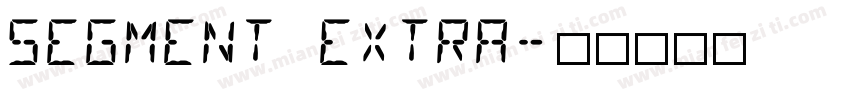 Segment Extra字体转换